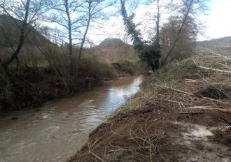 Ripristino scogliera sul Torrente Vezza in Comune di Bomarzo