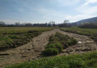 Lavori sul Fosso di Montecalvello in Comune di Graffignano
