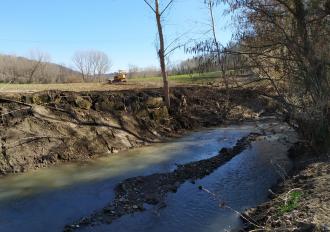 Lavori sul Torrente Rigo in Comune di Graffignano