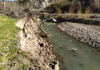 Ripristino scogliera sul Torrente Vezza in Comune di Bomarzo