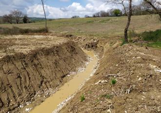 Torrente Aia in Comune di Otricoli