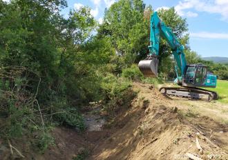 Lavori di Manutenzione sul Fosso Sambuco in Comune di Avigliano Umbro