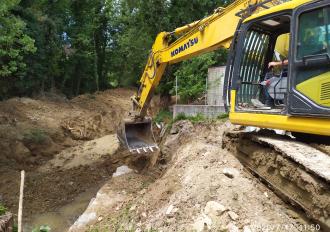 Lavori di Manutenzione sul Fosso Sambuco in Comune di Avigliano Umbro