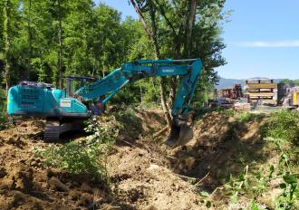 Lavori di Manutenzione sul Fosso Sambuco in Comune di Avigliano Umbro