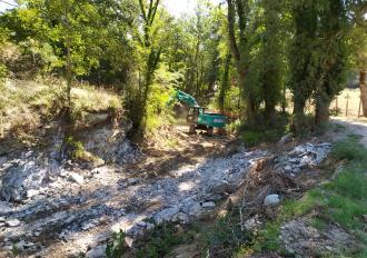 Lavori di manutenzione del Torrente Arnata in Comune di Todi