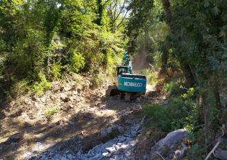 Lavori di manutenzione del Torrente Arnata in Comune di Todi