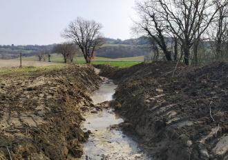 Fosso La Barca in Comune di Todi