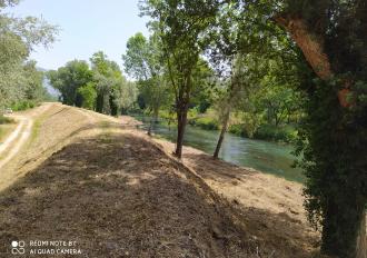 In fase di ultimazione la manutenzione delle sponde del Fiume Nera