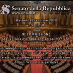 Senato della Repubblica - risposta ad un'interrogazione sui consorzi di bonifica e irrigazione